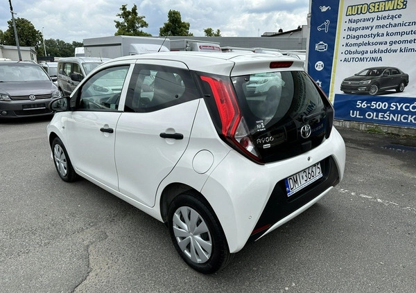 Toyota Aygo cena 38500 przebieg: 83400, rok produkcji 2020 z Syców małe 254